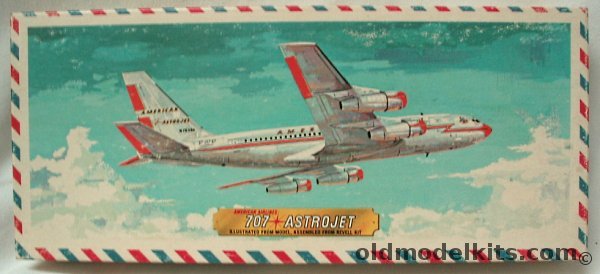 Revell 1/139 Boeing 707 Astrojet - American Airlines Airmail Issue, H243-129 plastic model kit